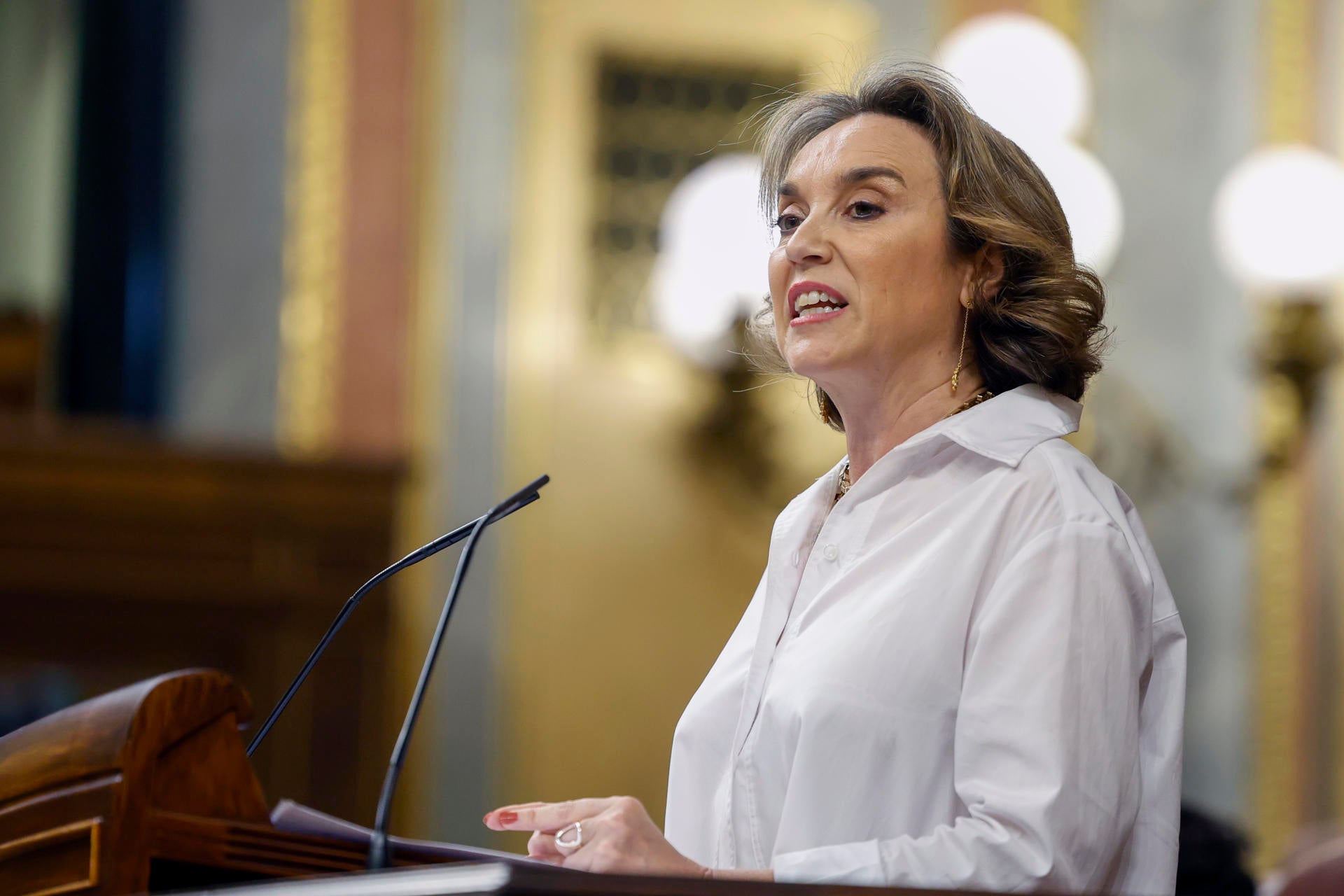 Cuca Gamarra: "Sánchez debería haber dado explicaciones y ha optado por la ley del silencio" Cuca Gamarra: "Sánchez debería haber dado explicaciones y ha optado por la ley del silencio"