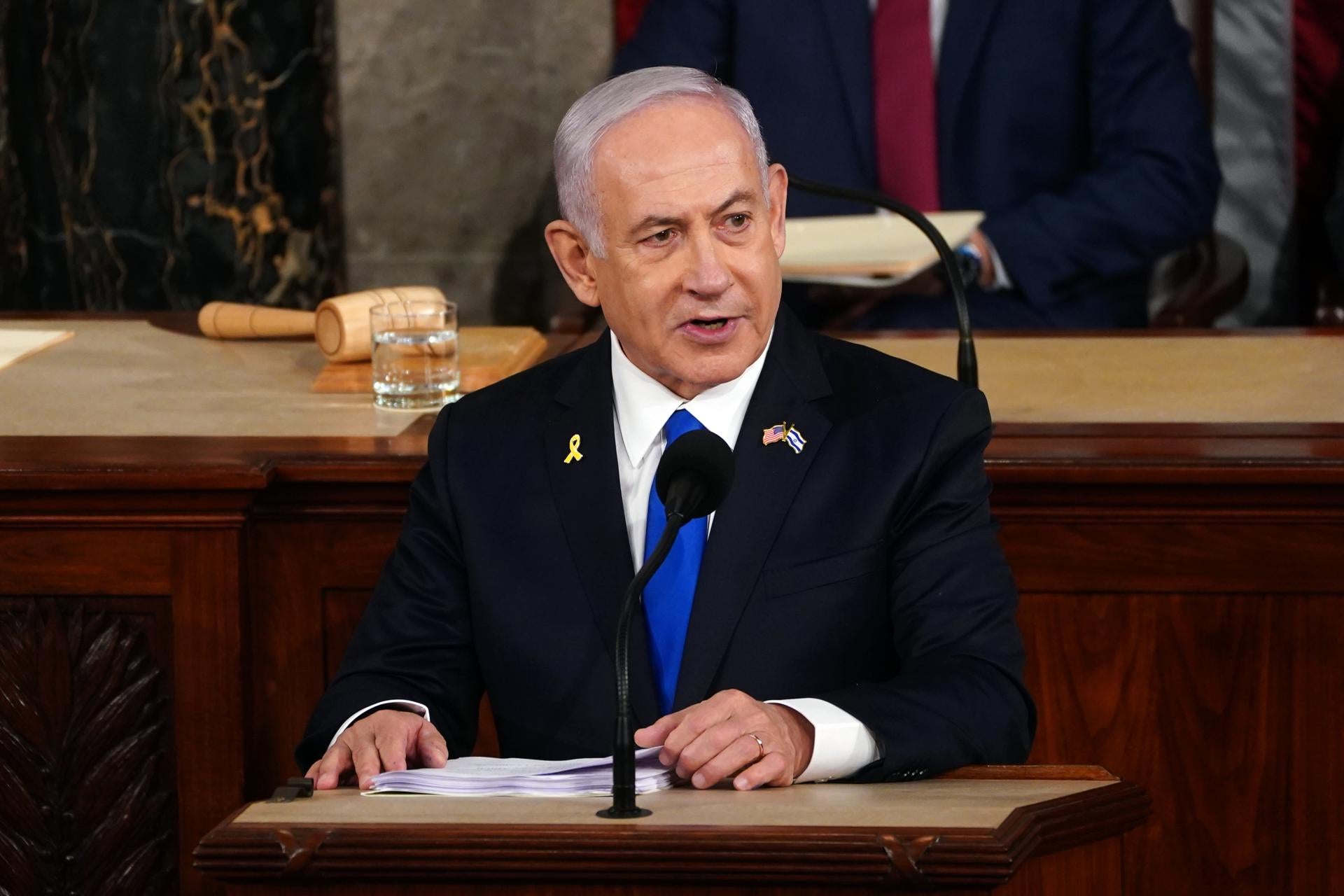 Netanyahu, ante el Congreso estadounidense: "EEUU e Israel deben estar unidos para ganar" Netanyahu, ante el Congreso estadounidense: "EEUU e Israel deben estar unidos para ganar"
