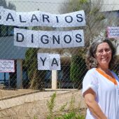 Macu Valls, representante de los trabajadores de la residencia de Benidorm