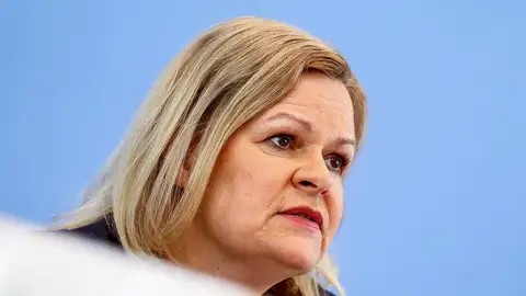 La ministra del Interior de Alemania, Nancy Faeser, en una imagen de archivo. La ministra del Interior de Alemania, Nancy Faeser, en una imagen de archivo.