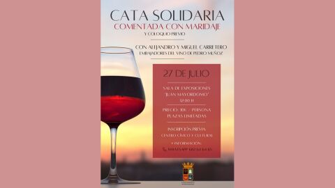 Cata Solidaria comentada con maridaje