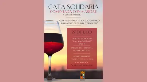 Cata Solidaria comentada con maridaje Cata Solidaria comentada con maridaje