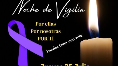 Noche de vigilia contra la violencia de género