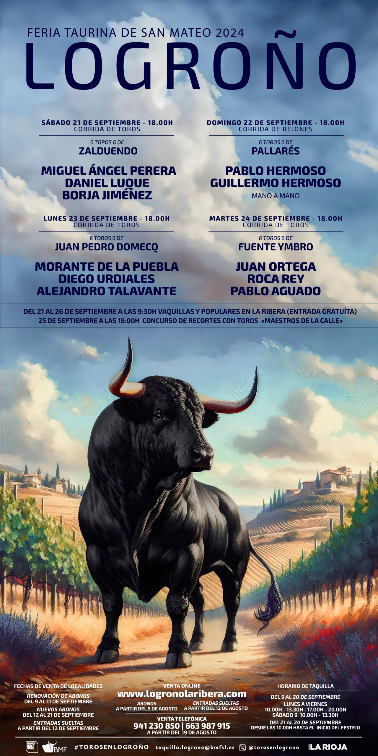 Presentada la feria taurina de San Mateo 2024 Presentada la feria taurina de San Mateo 2024