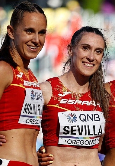 Paula Sevilla y Sonia Molina-Prados, atletas de La Solana y Manzanares, en los JJOO Paula Sevilla y Sonia Molina-Prados, atletas de La Solana y Manzanares, en los JJOO