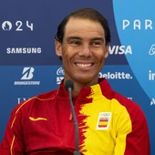 Rafa Nadal, en rueda de prensa. Rafa Nadal, en rueda de prensa.