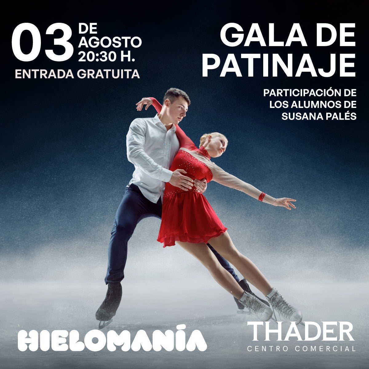 Thader acogerá la segunda Gala de Patinaje sobre hielo con Susana Palés como maestra de ceremonias Thader acogerá la segunda Gala de Patinaje sobre hielo con Susana Palés como maestra de ceremonias