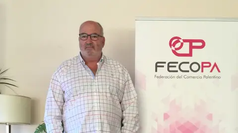 Ángel Iglesias nuevo presidente de la Federación del Comercio Palentino .