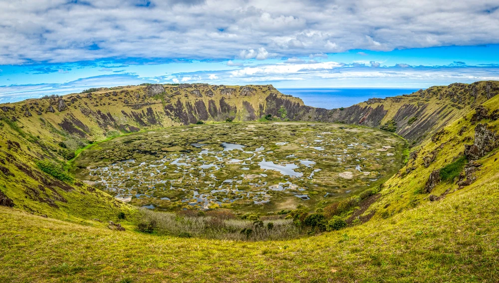 Volcán Rano Kau, Isla de Pascua Volcán Rano Kau, Isla de Pascua