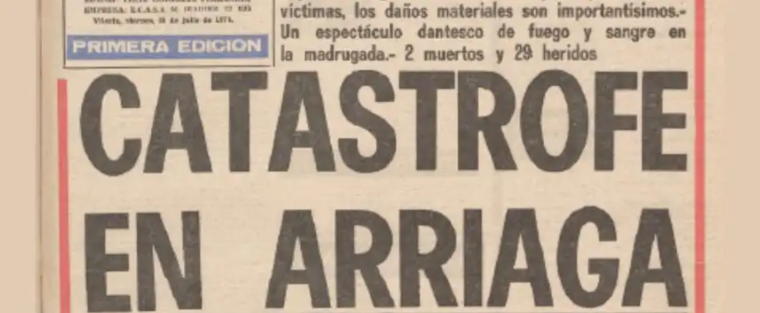 50 años de la mayor catástrofe de Vitoria: 11 muertos tras la explosión de dos camiones cisterna 50 años de la mayor catástrofe de Vitoria: 11 muertos tras la explosión de dos camiones cisterna