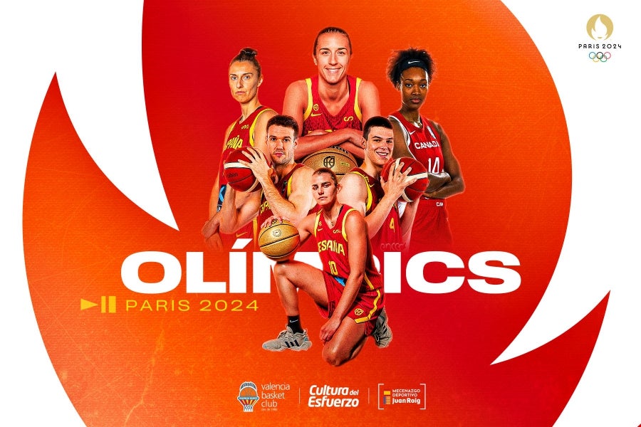 Mucha representación de Valencia Basket en los Juegos Olímpicos de París Mucha representación de Valencia Basket en los Juegos Olímpicos de París