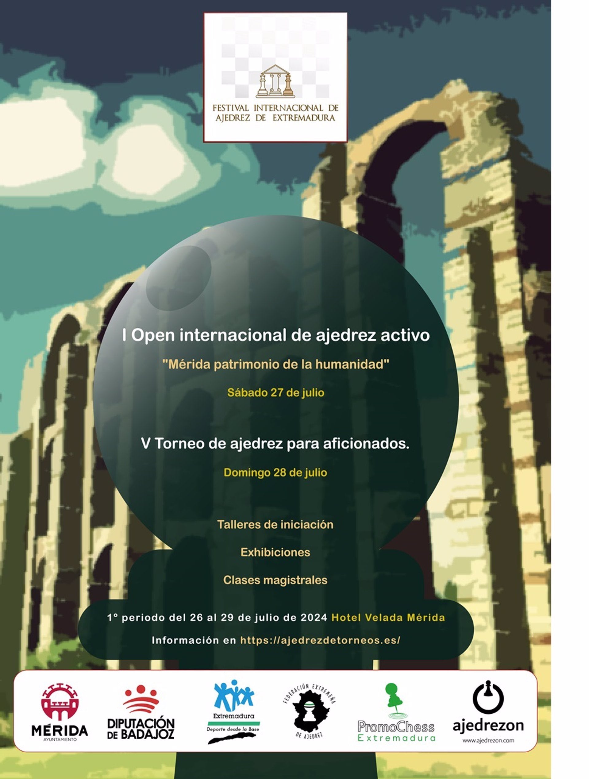 El Festival Internacional de Ajedrez de Extremadura celebrará este fin de semana varias actividades en Mérida El Festival Internacional de Ajedrez de Extremadura celebrará este fin de semana varias actividades en Mérida