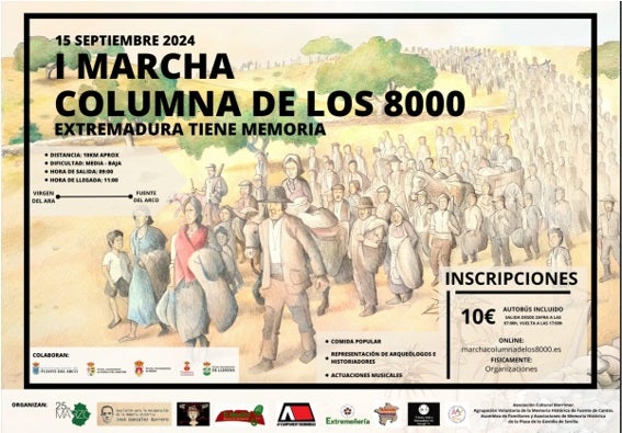 Una marcha recorrerá 10 km en recuerdo de los asesinados en 1936 en la Campiña Sur Una marcha recorrerá 10 km en recuerdo de los asesinados en 1936 en la Campiña Sur