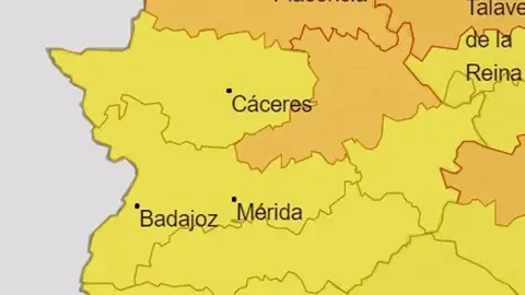 Tres comarcas cacereñas activarán este viernes la alerta naranja por altas temperaturas, que podrán alcanzar 40 grados Tres comarcas cacereñas activarán este viernes la alerta naranja por altas temperaturas, que podrán alcanzar 40 grados
