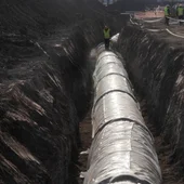 Obra de la tubería a la Llanura Manchega Obra de la tubería a la Llanura Manchega