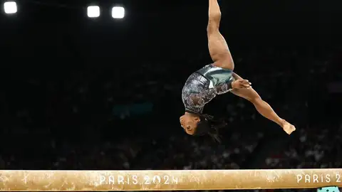 La gimnasta estadounidense, Simone Biles, en su regreso a París 2024 La gimnasta estadounidense, Simone Biles, en su regreso a París 2024