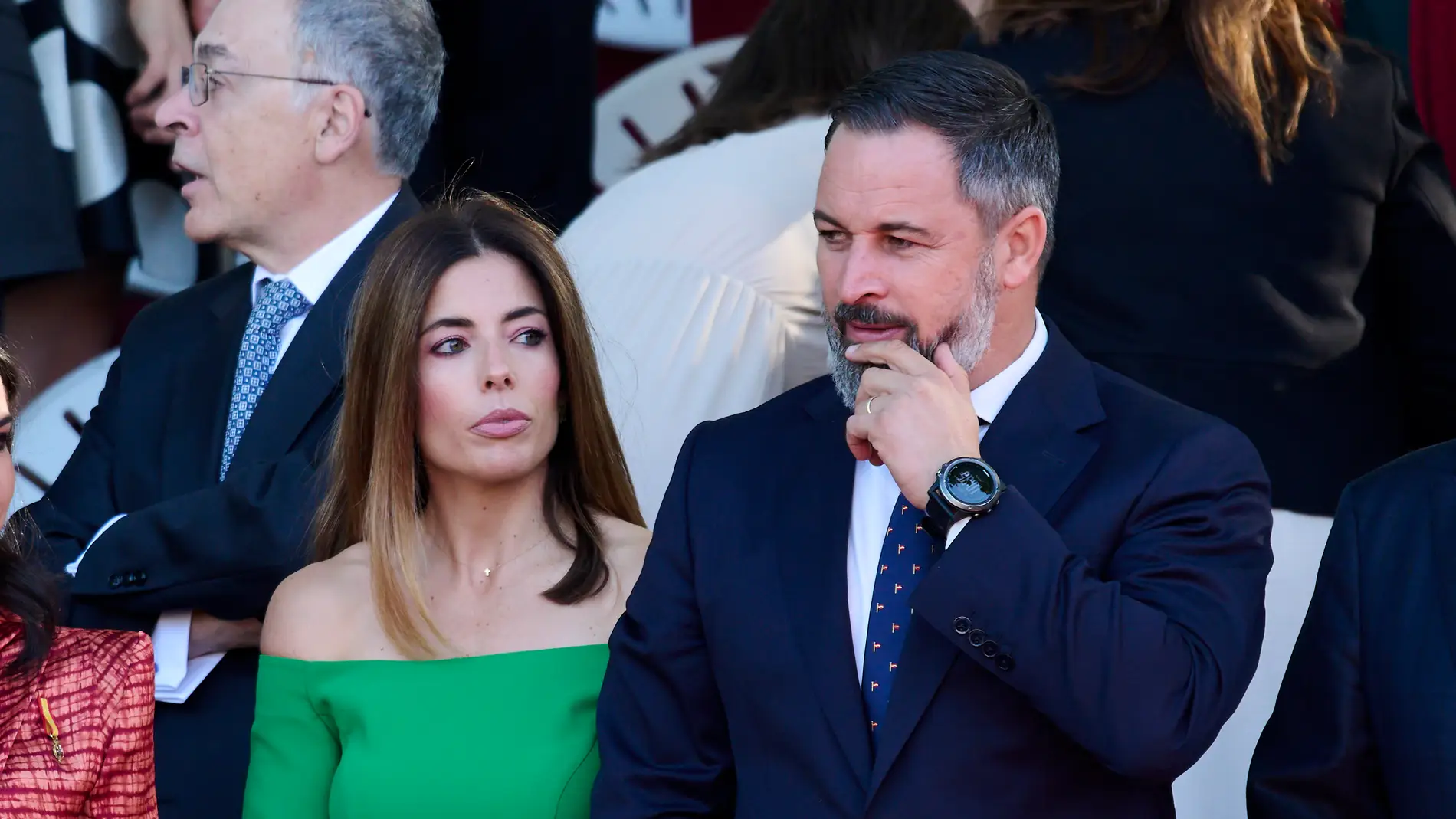 Santiago Abascal y su mujer, Lidia Bedman Santiago Abascal y su mujer, Lidia Bedman