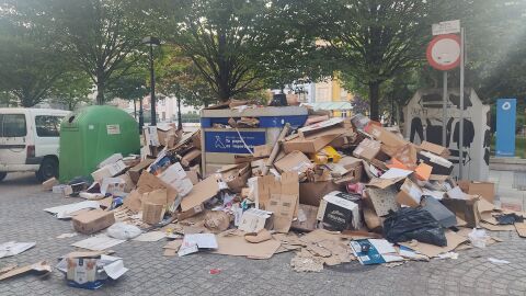 Basura en A Coruña