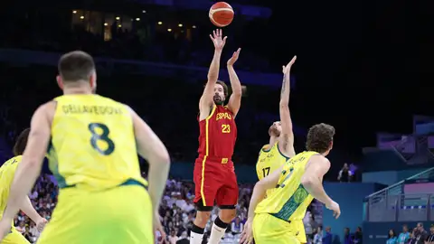 Sergio Llull durante el Australia - España de los Juegos Olímpicos París 2024 Sergio Llull durante el Australia - España de los Juegos Olímpicos París 2024