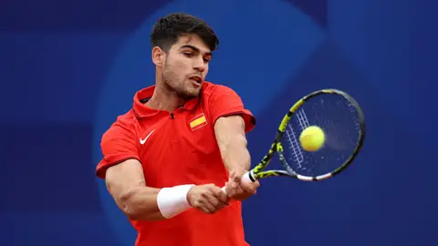 Carlos Alcaraz durante los JJOO de París 2024 Carlos Alcaraz durante los JJOO de París 2024