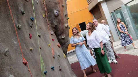 El rocódromo reformado en el Complejo Deportivo de La Petxina El rocódromo reformado en el Complejo Deportivo de La Petxina