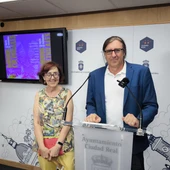 Pedro Lozano durante la presentación de las actividades Pedro Lozano durante la presentación de las actividades
