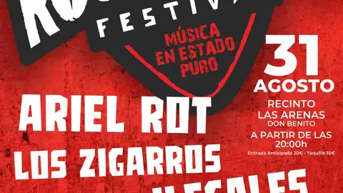 Ariel Rot, Ricos y Famosos e Ilegales se darán cita el 31 de agosto en el Rock N'Blues Festival de Don Benito Ariel Rot, Ricos y Famosos e Ilegales se darán cita el 31 de agosto en el Rock N'Blues Festival de Don Benito