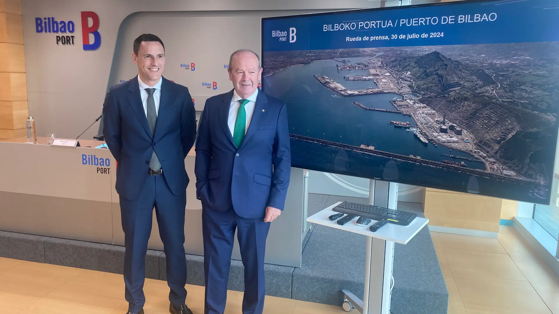 Presidente del puerto de Bilbao Ricardo Barkala Presidente del puerto de Bilbao Ricardo Barkala