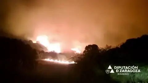Incendio en los montes de luesia Incendio en los montes de luesia