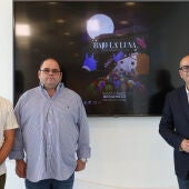 Jesús Villanueva, Manuel López y Antonio Vera en el festival ´Bajo la luna´