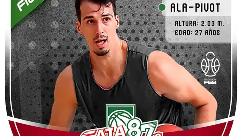 Djedovic en la publicación realizada por el Caja 87 Djedovic en la publicación realizada por el Caja 87