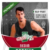 Djedovic en la publicación realizada por el Caja 87 Djedovic en la publicación realizada por el Caja 87