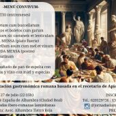 Menú romano de las IX Jornadas Íbero Romanas Laminitanas de Alhambra