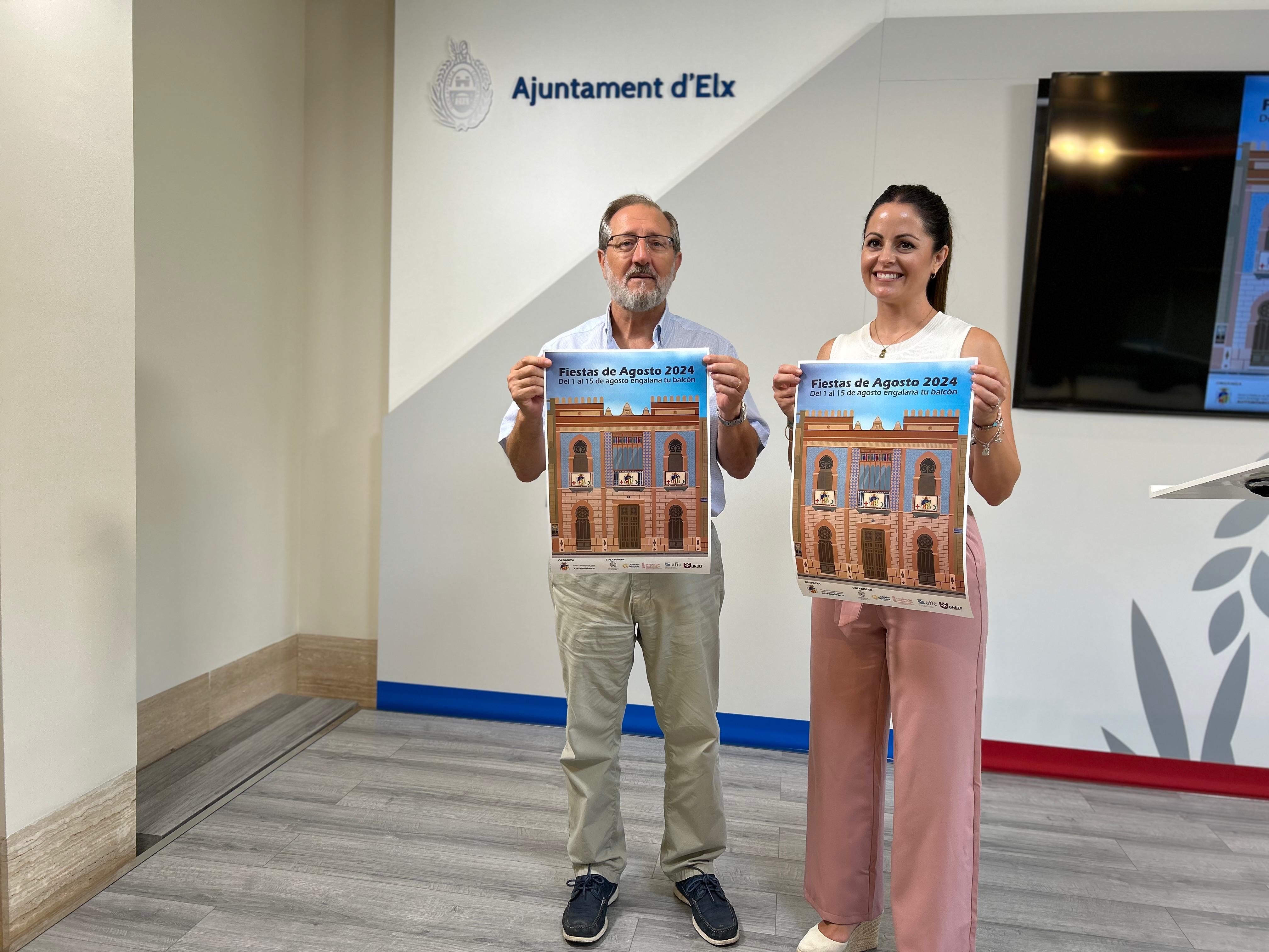 El edificio neoárabe de la calle Almórida es la imagen de ‘Elche se viste de Fiesta 2024’ El edificio neoárabe de la calle Almórida es la imagen de ‘Elche se viste de Fiesta 2024’