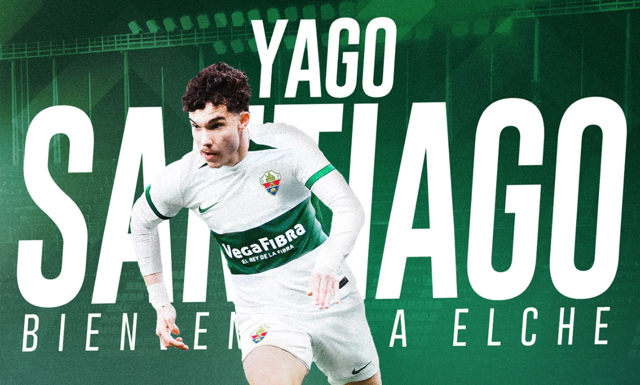El delantero Yago Santiago, segundo fichaje del Elche El delantero Yago Santiago, segundo fichaje del Elche