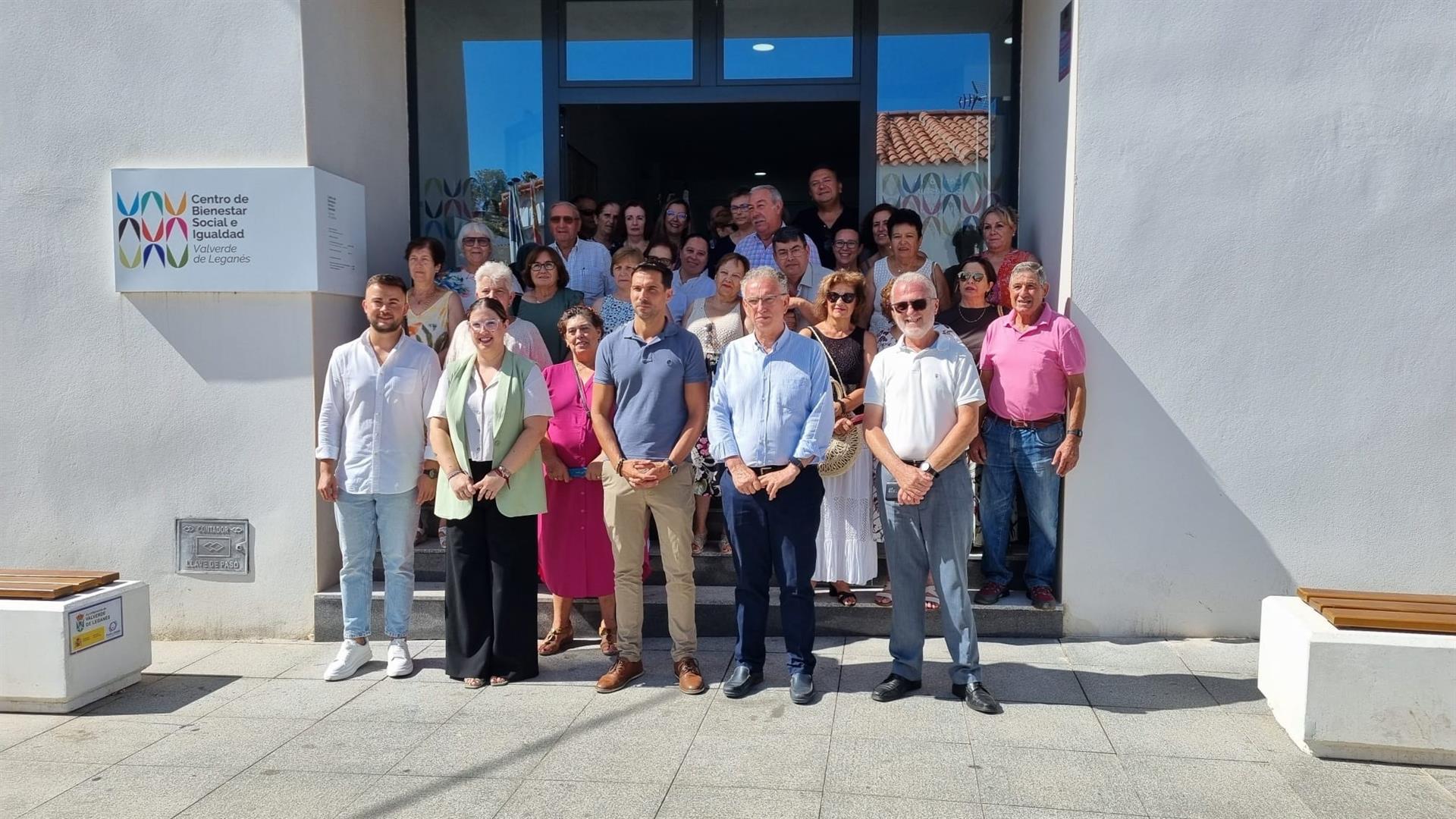 Inaugurado en Valverde de Leganés el nuevo Centro de Bienestar Social e Igualdad Inaugurado en Valverde de Leganés el nuevo Centro de Bienestar Social e Igualdad