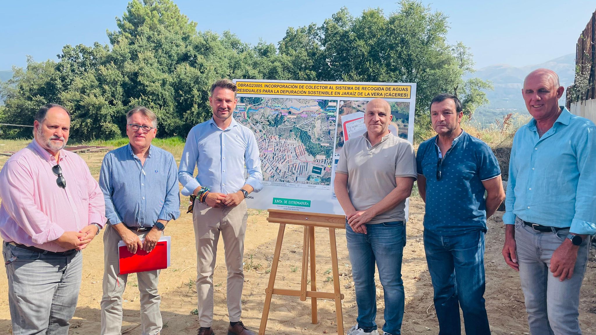 Arrancan las obras del nuevo EBAR de Jaraíz en las que la Junta invierte un millón de euros Arrancan las obras del nuevo EBAR de Jaraíz en las que la Junta invierte un millón de euros