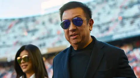Peter Lim en Mestalla Peter Lim en Mestalla