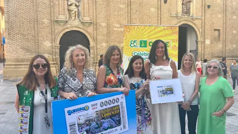 La ONCE dedica el cupón del 10 de agosto a las Fiestas de San Lorenzo La ONCE dedica el cupón del 10 de agosto a las Fiestas de San Lorenzo
