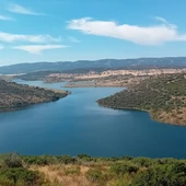 Imagen del embalse de Fresneda Imagen del embalse de Fresneda
