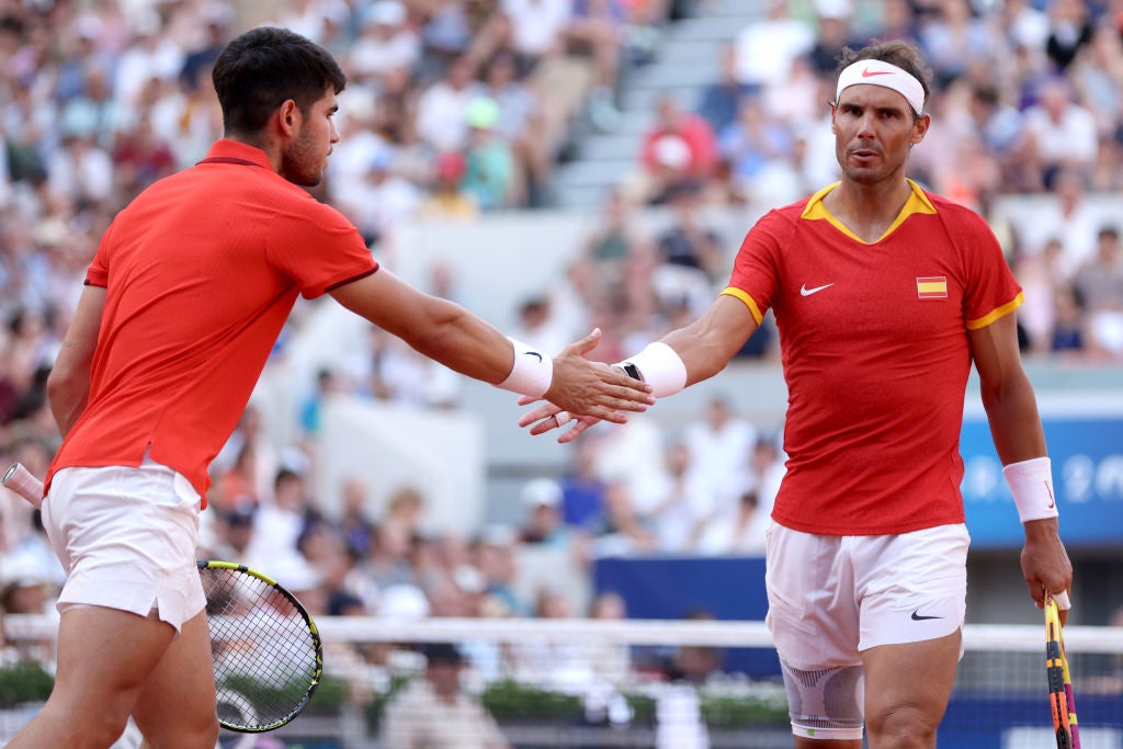Nadal y Alcaraz caen en cuartos de final y se quedan sin medalla en dobles Nadal y Alcaraz caen en cuartos de final y se quedan sin medalla en dobles