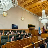 El pleno municipal de Santiago aprueba destinar partidas a "actuaciones urgentes" mientras la oposición acusa al gobierno compostelano de ir "tarde" El pleno municipal de Santiago aprueba destinar partidas a "actuaciones urgentes" mientras la oposición acusa al gobierno compostelano de ir "tarde"