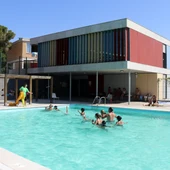 Una casa de colònies de la Fundació Pere Tarrés a Calafell Una casa de colònies de la Fundació Pere Tarrés a Calafell