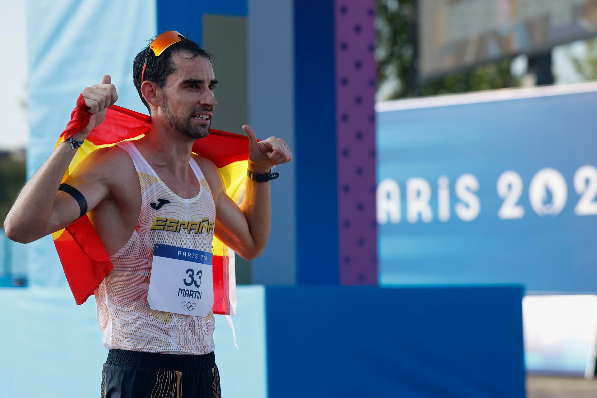 El atleta Álvaro Martín tras ganar el bronce en los 20 km marcha: "Estoy muy orgulloso de haber peleado esta medalla" El atleta Álvaro Martín tras ganar el bronce en los 20 km marcha: "Estoy muy orgulloso de haber peleado esta medalla"