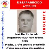 Cartel sobre la desaparición de José Martín Jurado. Imagen de archivo.