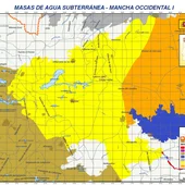 Mapa agua subterránea Mancha Occidental I Mapa agua subterránea Mancha Occidental I