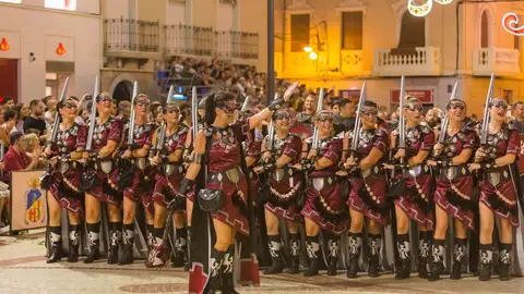 Entrada Cristiana de las fiestas de Moros y Cristianos de Elche de 2022. Entrada Cristiana de las fiestas de Moros y Cristianos de Elche de 2022.