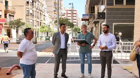 Sergio Toledo visitando las obras de la Zona de Bajas Emisiones Sergio Toledo visitando las obras de la Zona de Bajas Emisiones