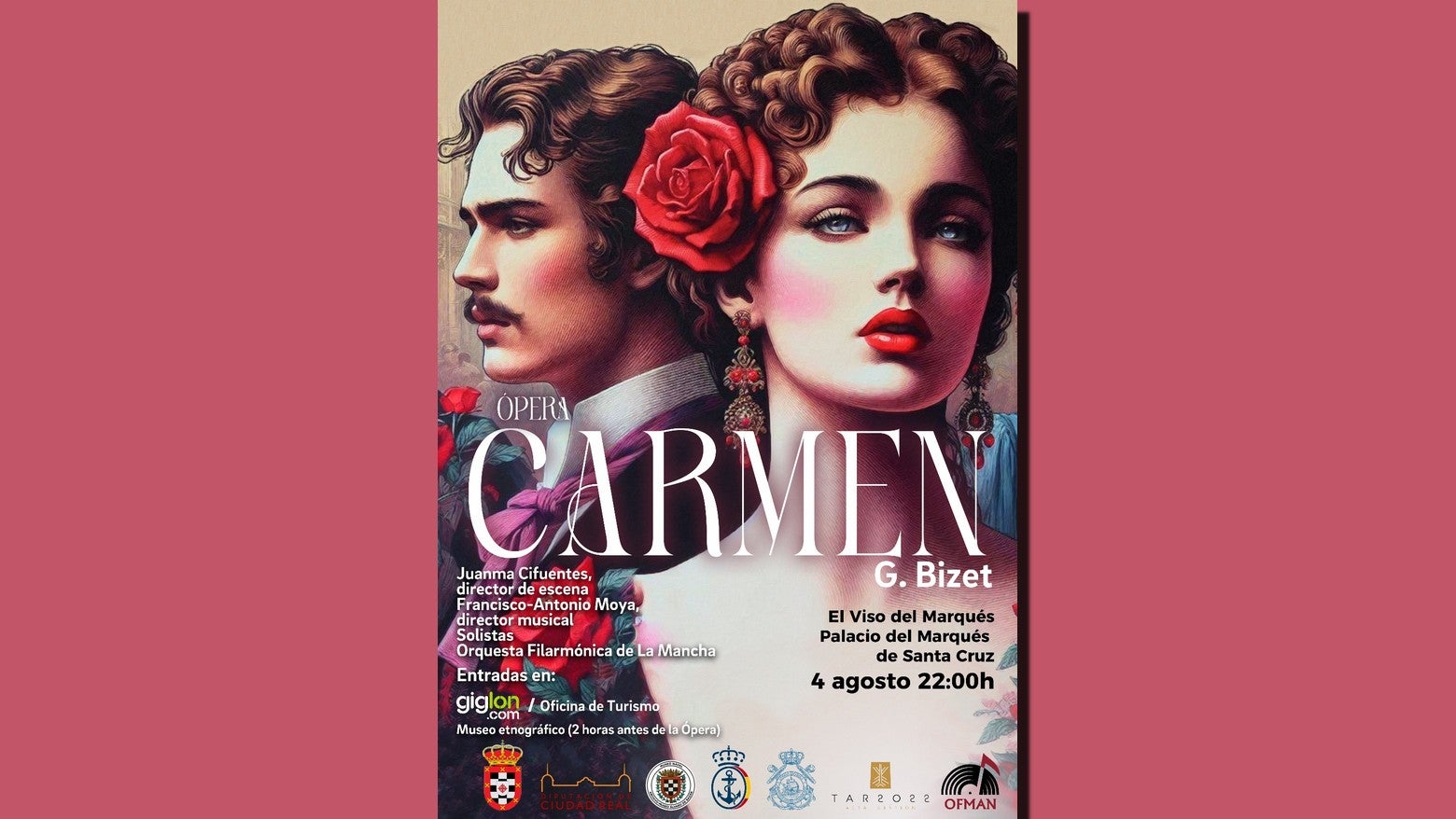 La Orquesta Filarmónica de La Mancha ofrecerá "Carmen", de Bizet, en Viso del Marqués La Orquesta Filarmónica de La Mancha ofrecerá "Carmen", de Bizet, en Viso del Marqués