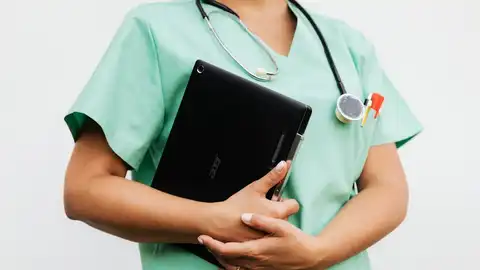 Imagen de una enfermera Imagen de una enfermera